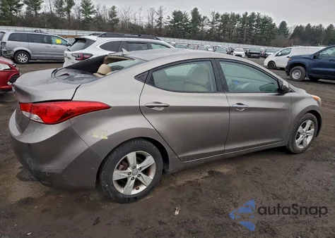 2011 Hyundai Elantra Gls from USA, damaged, VIN 5NPDH4AE6BH017757